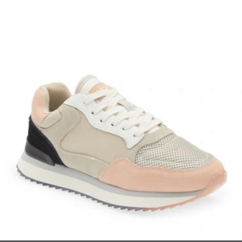 Hoff Stylish Women's Sneakers in Pink and Black